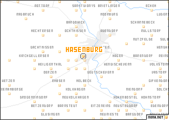 map of Hasenburg