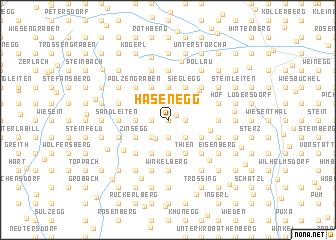 map of Hasenegg