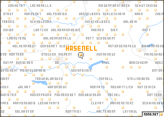 map of Hasenell