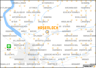 map of Hasenloch