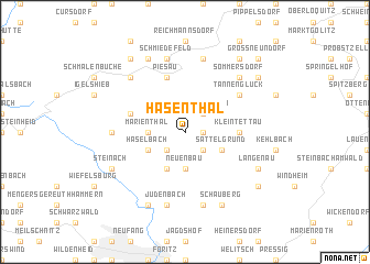 map of Hasenthal