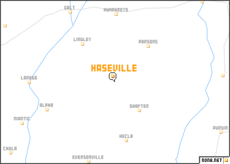 map of Haseville