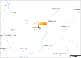 map of Hasgebe