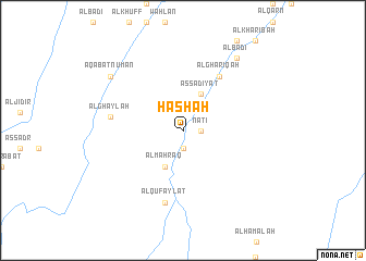 map of Hashah