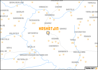 map of Hashatjīn