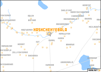 map of Ḩashcheh-ye Bālā