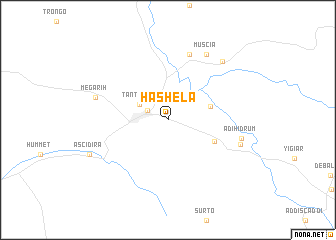 map of Hashela