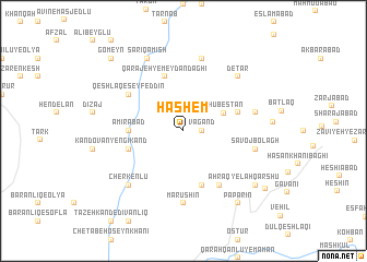 map of Hāshem