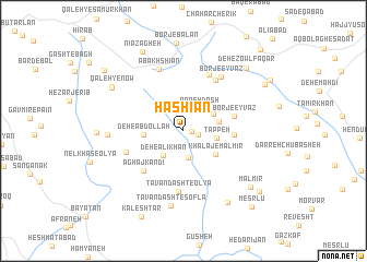 map of Ḩashīān