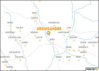 map of Hashidu Habe