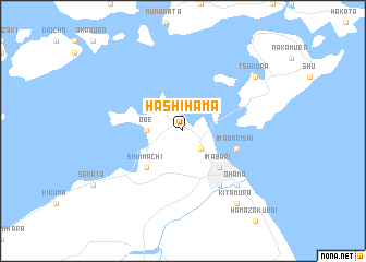 map of Hashihama