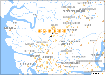 map of Hāshim Chāran