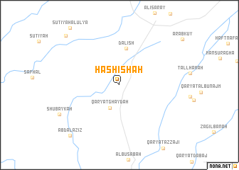 map of Ḩashīshah