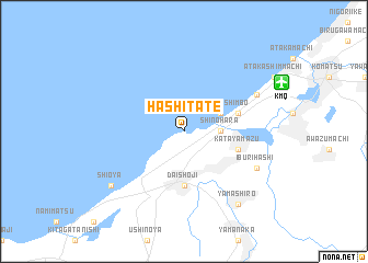 map of Hashitate