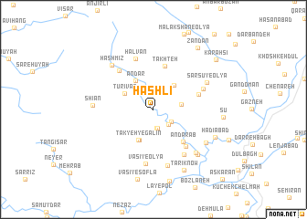 map of Hashlī