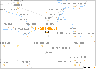 map of Hashtād Joft