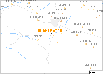 map of Hasht Peymān