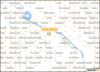 map of Hāsibāsi