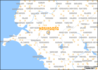 map of Hasim-dong