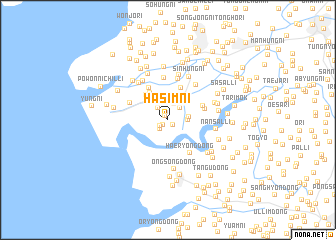 map of Hasim-ni