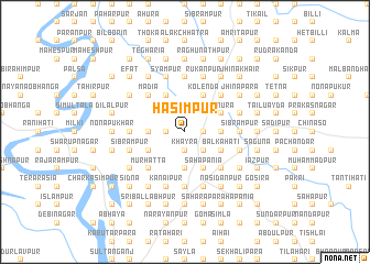 map of Hāsimpur