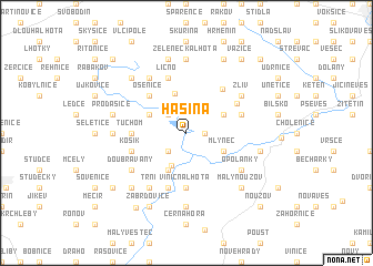 map of Hasina