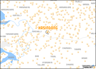 map of Hasin-dong