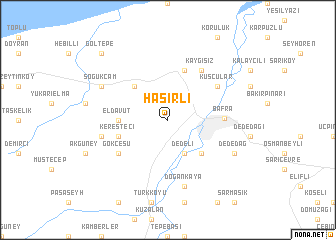 map of Hasırlı