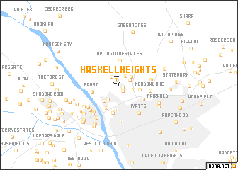 map of Haskell Heights