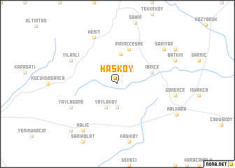 map of Hasköy