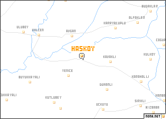 map of Hasköy