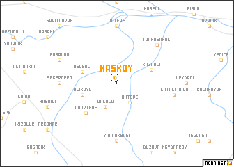 map of Hasköy