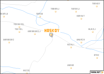 map of Hasköy