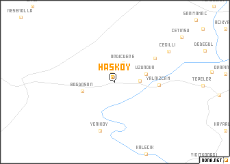 map of Hasköy