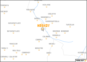 map of Hasköy