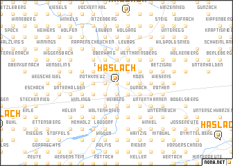 map of Haslach