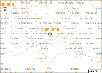 map of Haslach