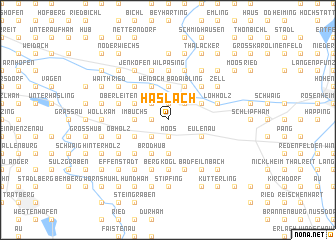 map of Haslach