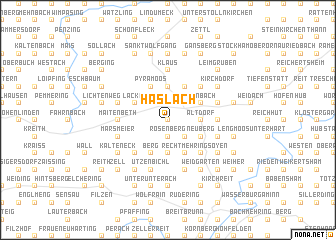 map of Haslach