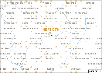 map of Haslach