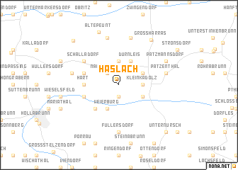 map of Haslach