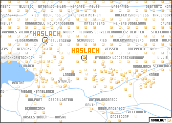 map of Haslach