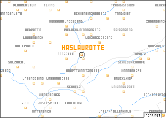 map of Haslaurotte