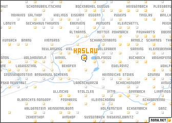 map of Haslau