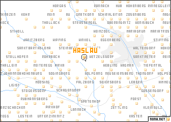 map of Haslau