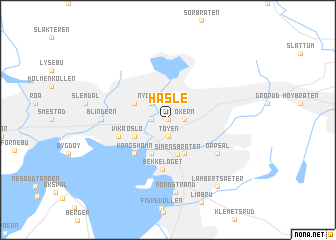 map of Hasle