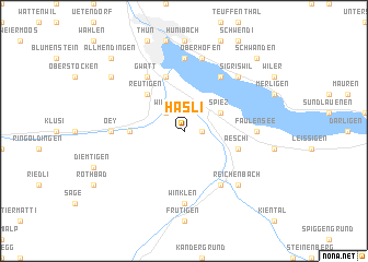 map of Hasli