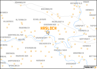 map of Hasloch