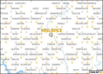 map of Hašlovice