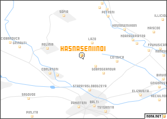 map of Hăsnăşenii Noi